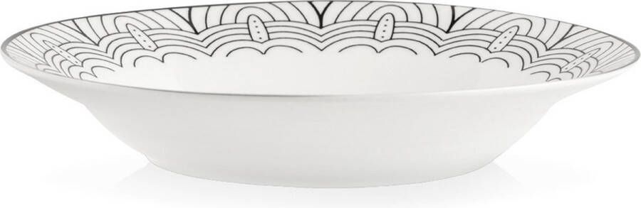 Nava Diep Bord Porselein MAYA 22 5 cm 700 ml Soepbord Diepe Borden Pastabord