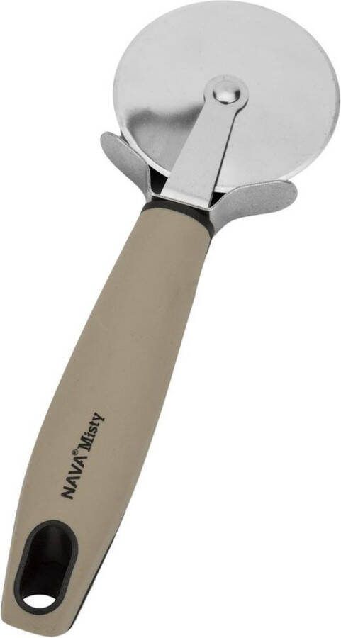 Nava Pizzasnijder Edelstaal Rond MISTY 21 cm Pizzames Pizzaroller
