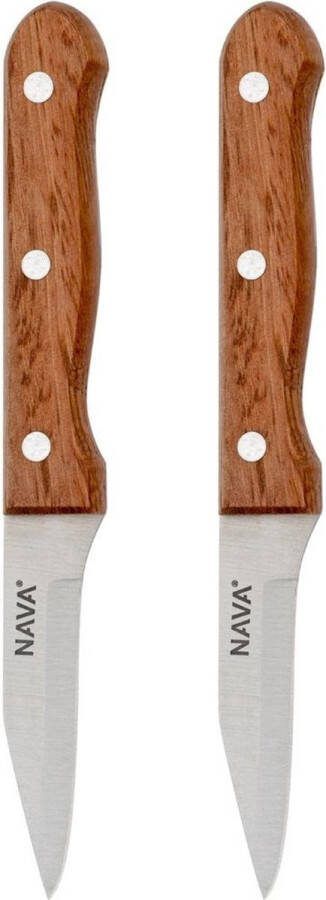 Nava Schilmesje Edelstaal TERRESTRIAL 18 5 cm 2 stuks Smeermes Keukenmes Mes