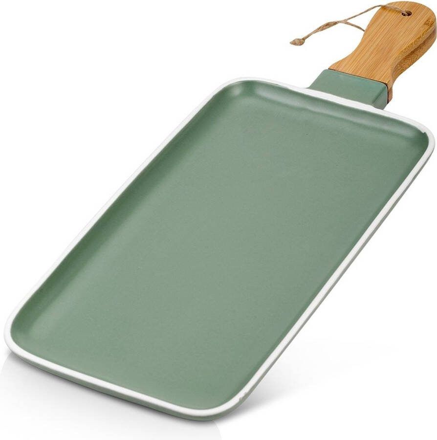 Nava Serveerbord Porselein TERRESTRIAL 41x15 cm Dienblad Bord Plateau