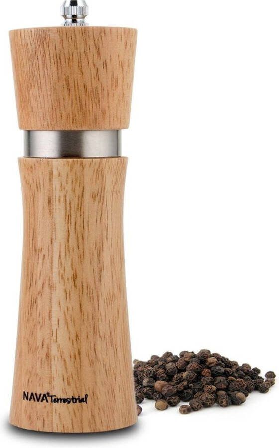 Nava Zout- en Pepermolen Bamboe ACER 16 cm Peper- en Zoutmolen Kruidenmolen Zout en Peper Molen