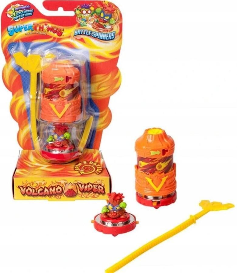 NAVO SuperThings Battle Spinners met exclusief actiefiguur win een episch gevecht