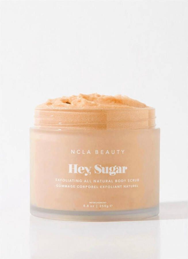 NCLA Beauty Hey Sugar Exfoliating All Natural Body Scrub Perzik