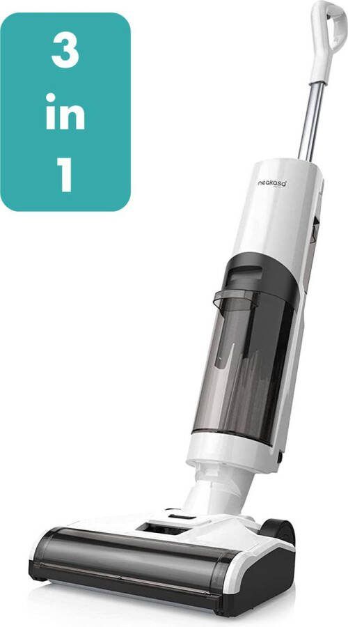 Neakasa II Stofzuiger en Dweil Elektrische Dweil Draadloos Zonder Zak Vloerreiniger Tapijtreiniger Waterstofzuiger Vacuum Cleaner Inclusief Dweilfunctie en Droogfunctie Zelfreinigend 18.000Pa 3 in 1