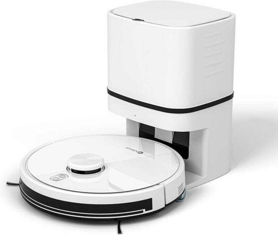 NEATSVOR Plein S600 Robotstofzuiger Met Dweilfunctie Met Laadstation Leegt Automatisch Te Verbinden Met Google En Alexa 6000pa