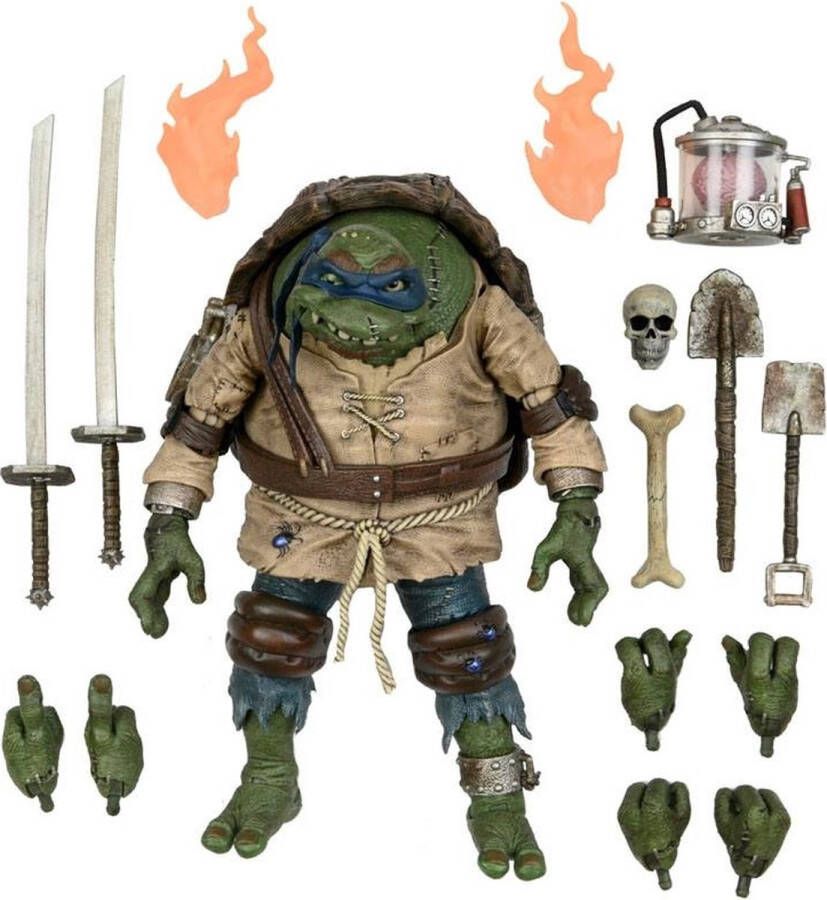 Neca Universal Monsters x Teenage Mutant Ninja Turtles Action Figure Ultimate Leonardo as The Hunchback 18 cm