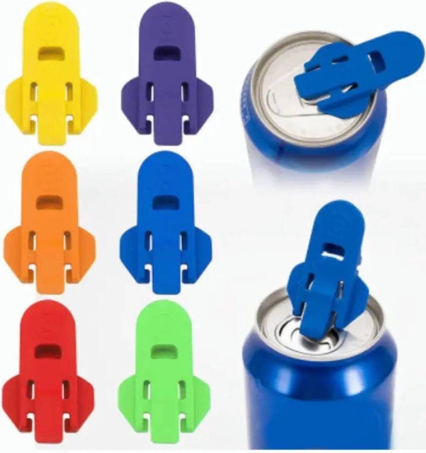 Ned products Ned s Can Lock Can Opener Blik Afsluiter Blikopener Blikopeners Blikjes Sluiter Blikjes Opener Voor Blikjes 12 Stuks