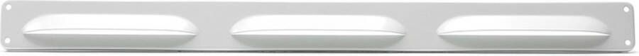 Nedco Aluminium schoepenrooster 370x30mm Wit