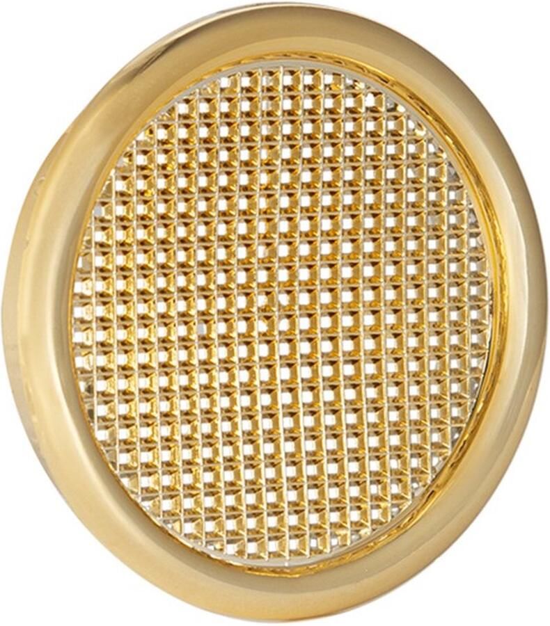 Nedco BV Ventilatierooster ø 56mm met kraag PS kunststof messing