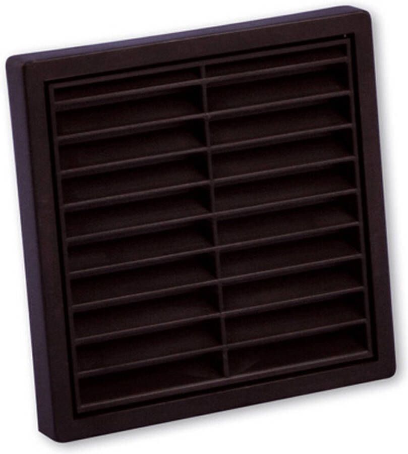 Nedco BV Nedco Ventilatierooster vlak model 100mm bruin