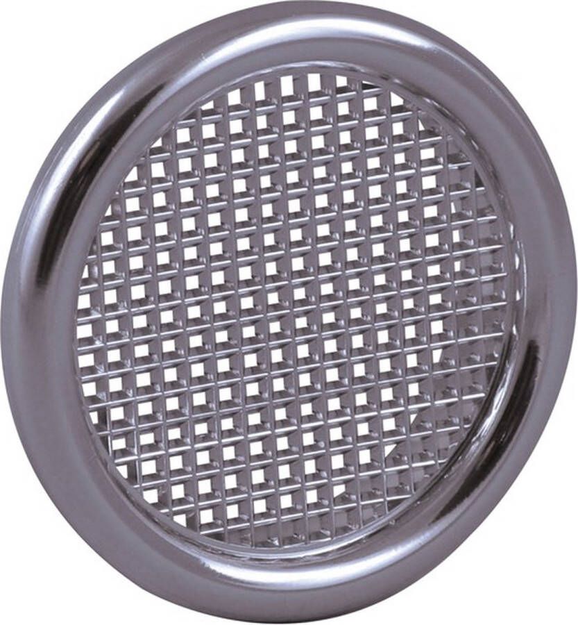 Nedco BV Ventilatierooster ø 45mm met kraag PS kunststof chroom