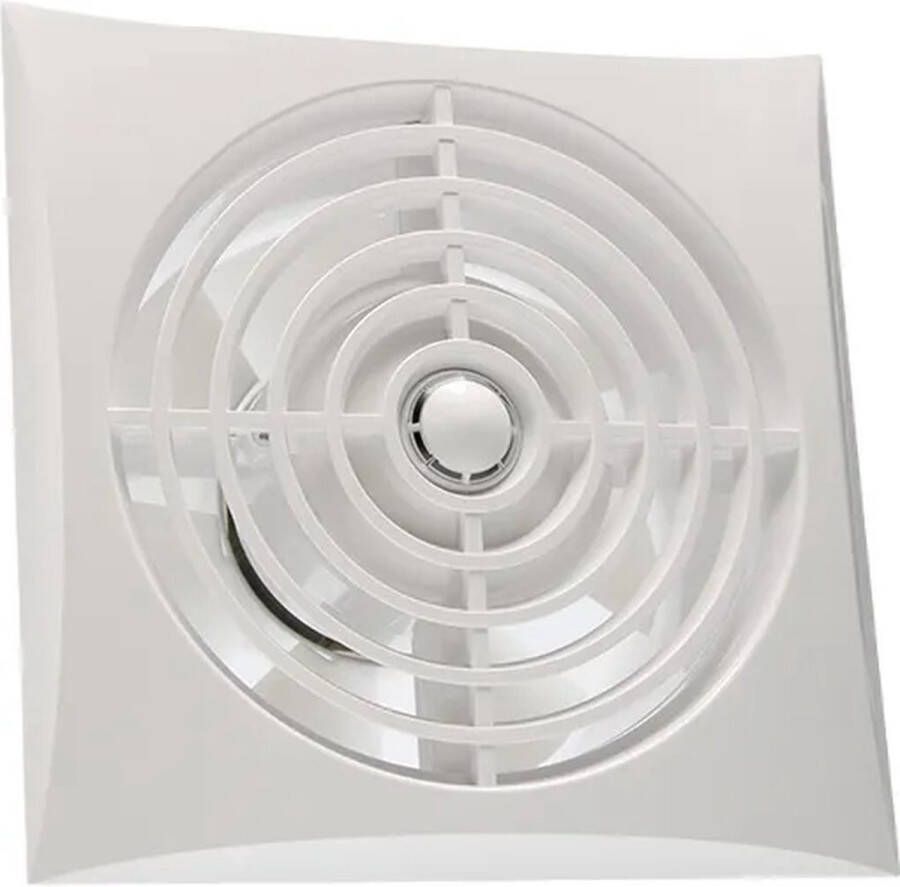 Nedco Inbouw ventilator Quieto ø 100mm Wit