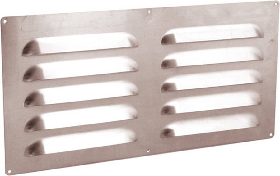 Nedco schoepenrooster 500x200mm bold line kleine schoep aluminium