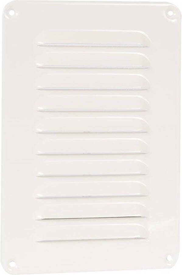 Nedco Ventilatierooster schoepen aluminium 200 x 250 mm wit