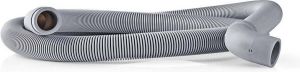 Nedis Afvoerslang 22 mm 19 mm 0.5 Bar 60 °C 2.00 m Toepassing: Schotel Wasmachine Grijs