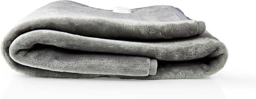 Nedis Elektrische Deken Onderdeken 1 Persoon 150 x 80 cm 9 Warmte Standen Wasmachinebestendig Oververhittingsbeveiliging Digitale bediening Fleece Polyester