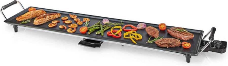 Nedis Gourmetstel Gourmetset Gourmetplaat Gourmetstel 8 personen Grilplaat Raclette Grill Grillplaat Inductie Grillplaat Electrisch