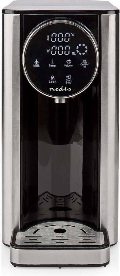 Nedis KAWD310FBK Warme dranken Geïsoleerd Aluminium Zwart Touch 2 7 liter 2600 Watt