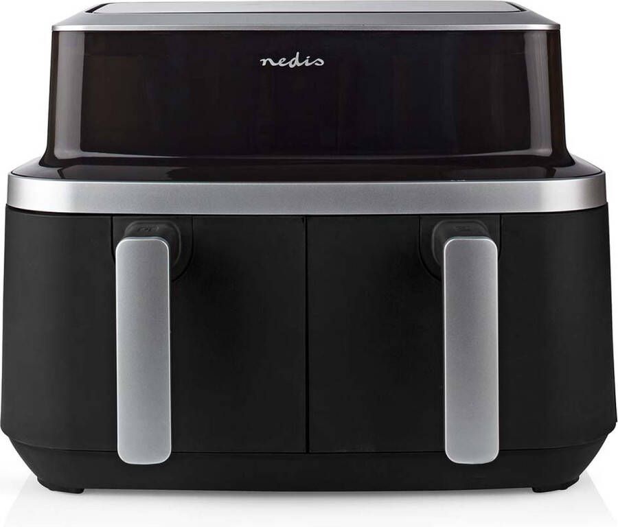 Nedis Heteluchtfriteuse 2 x 4.2 l Dubbele Airfryer Tijdschakelaar: 60 min 10 vooraf ingestelde programma's Digitaal