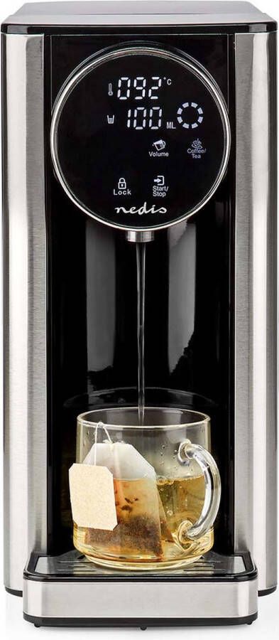 Nedis KAWD310FBK Warme dranken Geïsoleerd Aluminium Zwart Touch 2 7 liter 2600 Watt