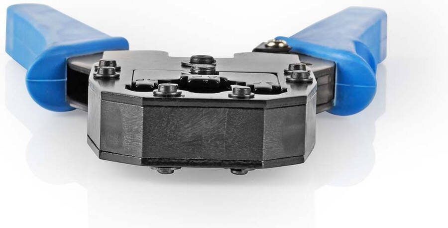 Nedis Krimptang CAT5 CAT5e CAT6 CAT6a RJ10 RJ11 RJ45 Snijden Strippen Tang ABS Staal Blauw