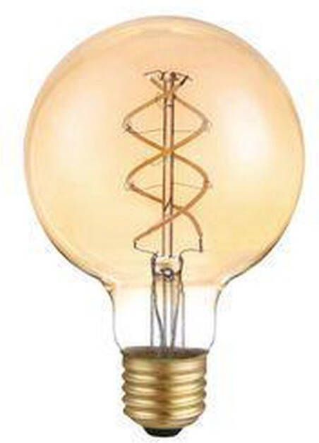 Nedis LED-Filamentlamp E27 G125 5 W 260 lm 2000 K Warm Wit Retrostijl Aantal lampen in verpakking: 1 Stuks