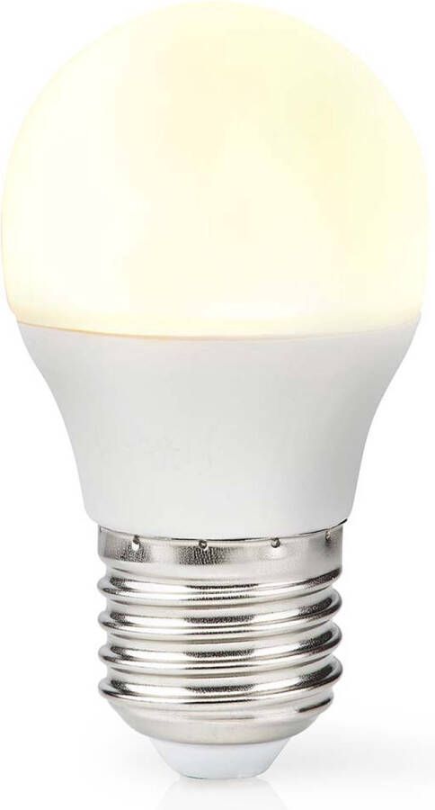 Nedis LED-Lamp E27 G45 4.9 W 470 lm 2700 K Warm Wit Retrostijl Frosted 3 Stuks
