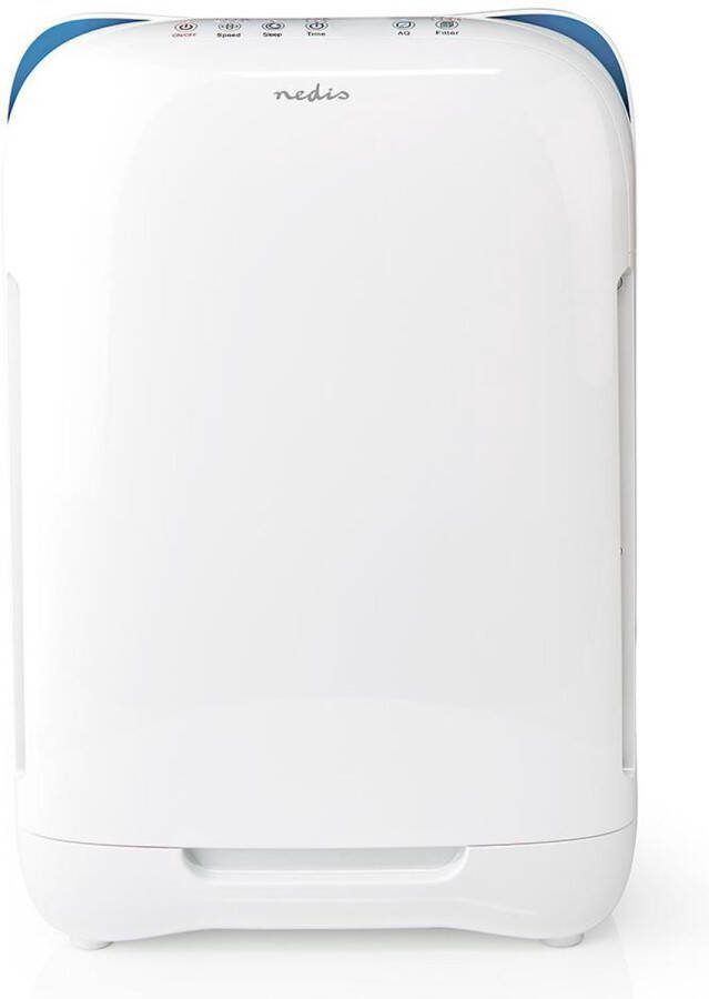 Nedis Luchtreiniger Geschikt voor ruimtes tot: 25 m² Clean Air Delivery Rate (CADR): 200 m³ h Luchtkwaliteitsindicator Wit