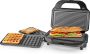 Nedis Multi grill | Grill Sandwich Waffle | 900 W | 28 x 15 cm | Automatische temperatuurregeling | Kunststof Roestvrij Staal - Thumbnail 2