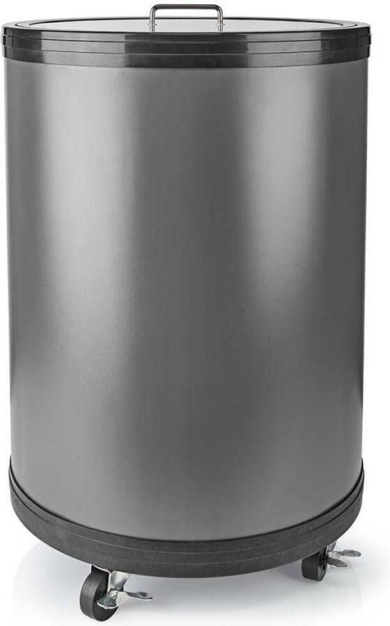 Nedis Party Cooler | 30 L | Regelbare Thermostaat | Glazen Deksel | Draadmand |zwenkwielen
