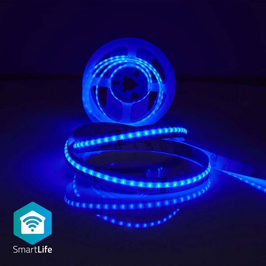 Nedis SmartLife LED Strip Wi-Fi RGB Warm tot Koel Wit COB 2.00 m IP20 2700 6500 K 860 lm Android™ IOS