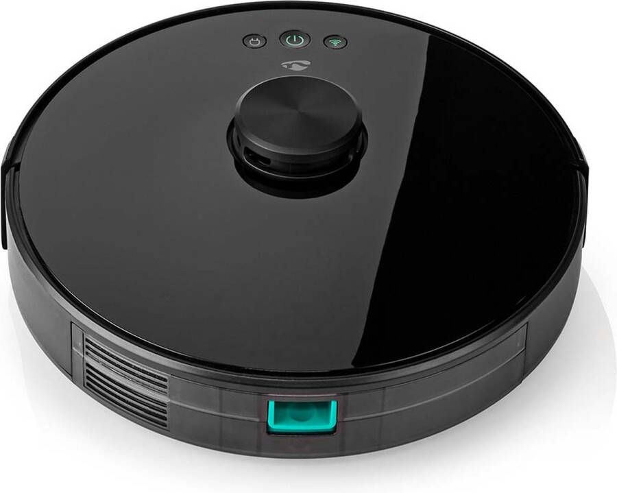 Nedis SmartLife Robotstofzuiger Laser navigatie Wi-Fi Capaciteit opvangreservoir: 0.6 l Automatisch opladen Maximale gebruiksduur: 120 min Zwart Android™ IOS