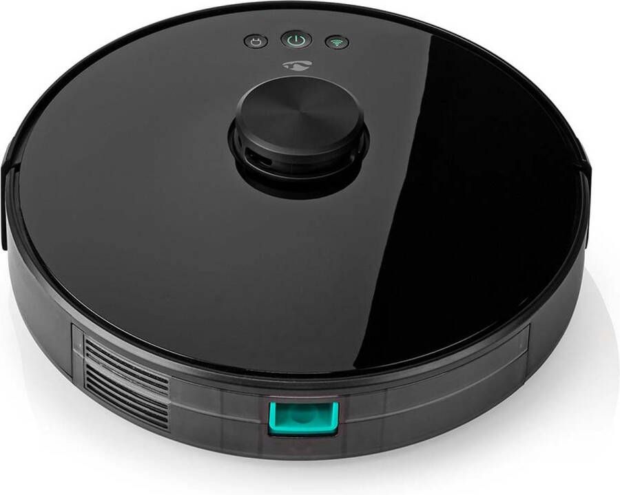 Nedis SmartLife Robotstofzuiger Laser navigatie Wi-Fi Capaciteit opvangreservoir: 0.6 l Automatisch opladen Maximale gebruiksduur: 120 min Zwart Android IOS
