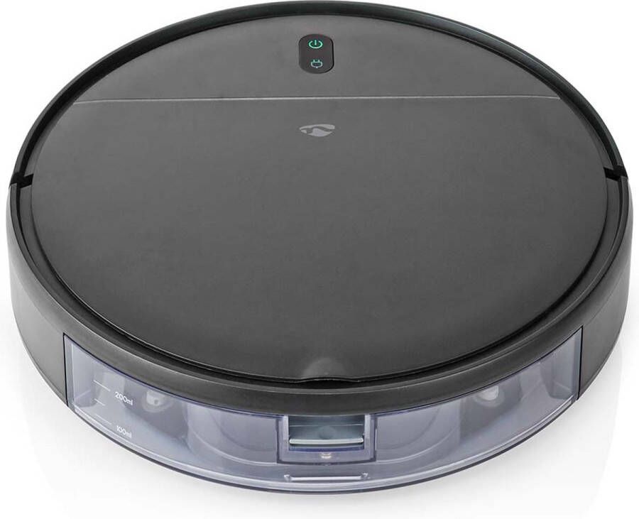 Nedis SmartLife Robotstofzuiger Willekeurig Wi-Fi Capaciteit opvangreservoir: 0.2 l Automatisch opladen Maximale gebruiksduur: 110 min Zwart Android IOS