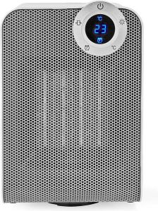 Nedis SmartLife Ventilatorkachel | Wi-Fi | Compact | 1800 W | 3 Warmte Standen | Zwenkfunctie | Display | 15 35 °C | Android™ IOS | Wit