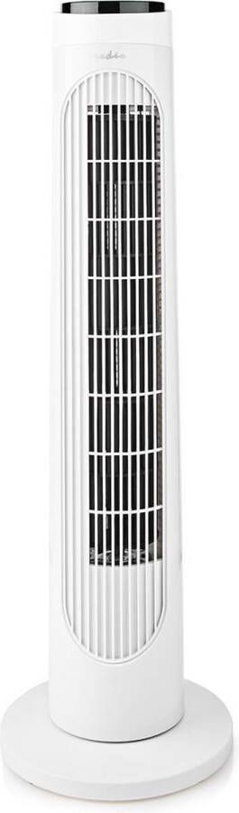 Nedis Torenventilator | 3 Snelheden | Zwenkfunctie | 50 W | Afstandsbediening | Wit Zwart