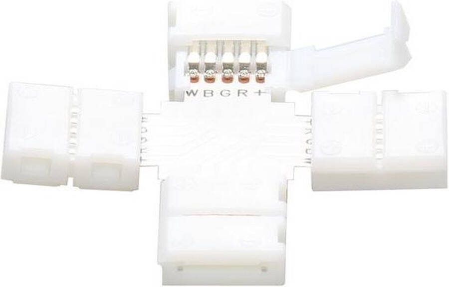 NedRo 1 Stuk 10mm 5Pin X Connector voor RGBW SMD5050 5630 LED strips