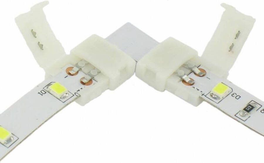 NedRo 1 Stuk 10mm L Connector voor 1 kleur SMD5050 5630 LED strips