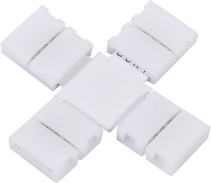 NedRo 1 Stuk 10mm X Connector voor RGB SMD5050 5630 LED strips