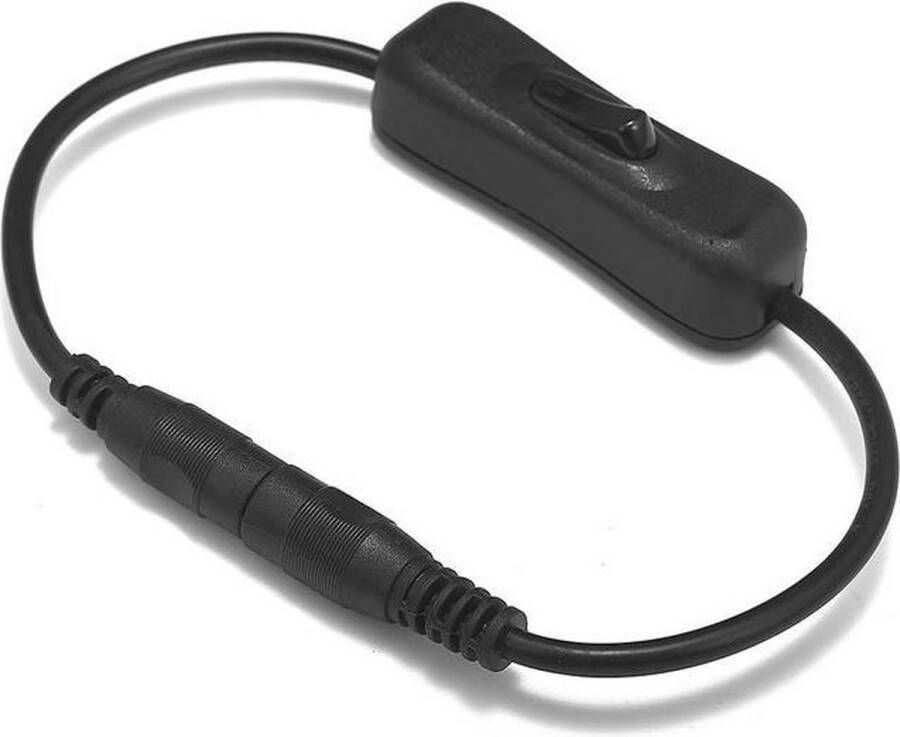 NedRo Aan Uit schakelaar voor 12V 24V enkelkleurige LED Strips Zwart