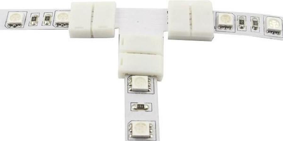 NedRo 1 Stuk 10mm T Connector voor 1 kleur SMD5050 5630 LED strips