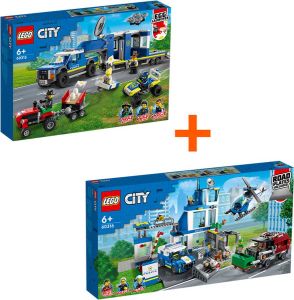 Nee Bundel LEGO City Commandowagen En Politiebureau