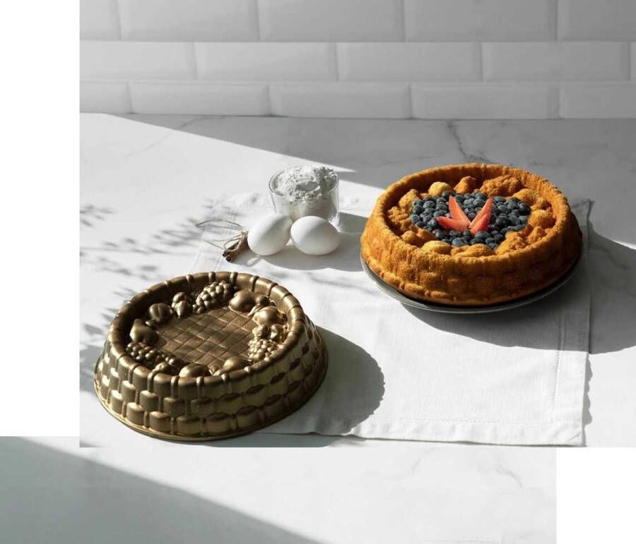 Nehir Homestar Violet Patisse Cakevorm Profi 26 cm Taart vorm giet gold