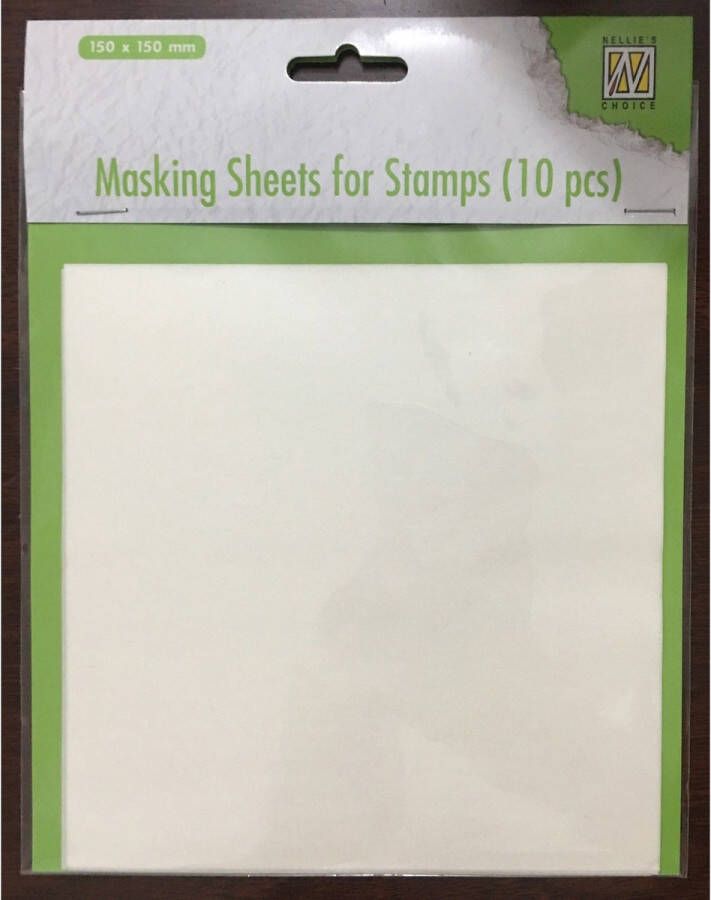 Nellie's Choice MSFS001 Masking sheets for stamps 10 pcs pkg