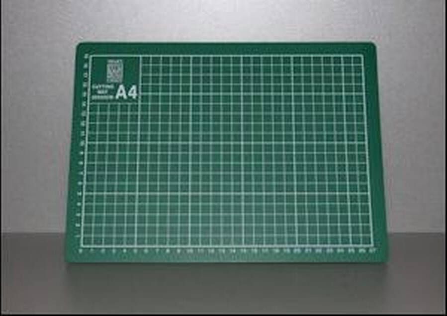 Nellie's Snijmat A4 formaat cutting mat 08.03.28.008 groen 22 x 30 cm Nellie Snellen