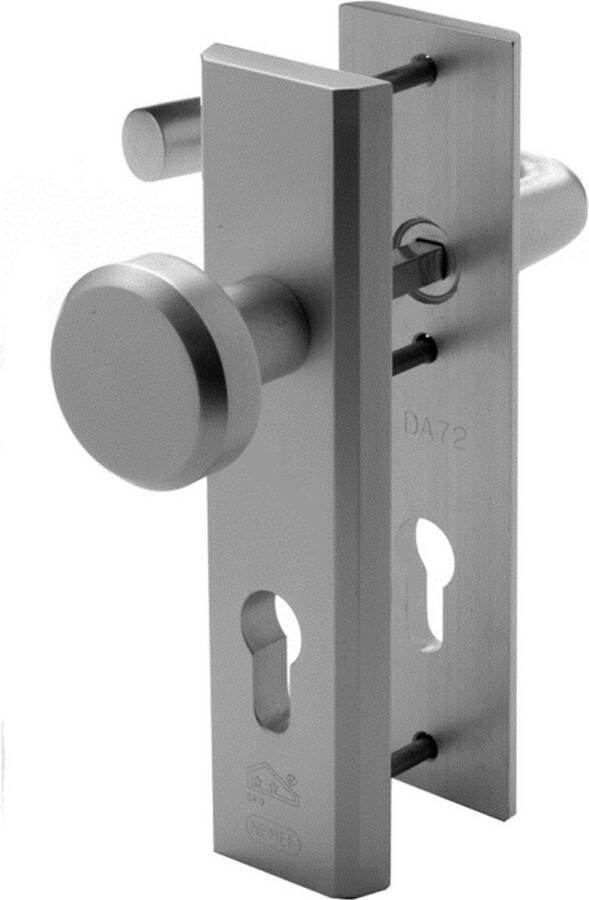Nemef 3405 55 veiligheidsbeslag voor voordeuren knop kruk SKG*** afstand 55mm