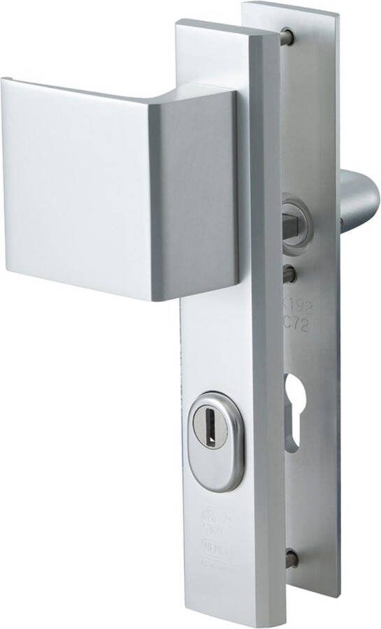 Nemef Veiligheidsbeslag greep kruk deurdikte 38 40 mm rechtsdraaiend PC 55 In blisterverpakking F1