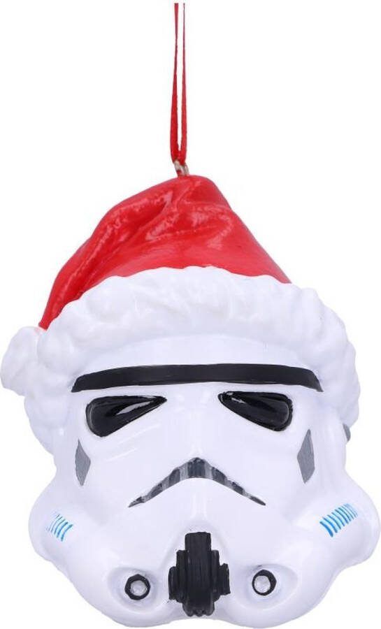 Nemesis Now Star Wars Stormtrooper met Kerstmuts Hangend Ornament Kerstbal 8.3cm