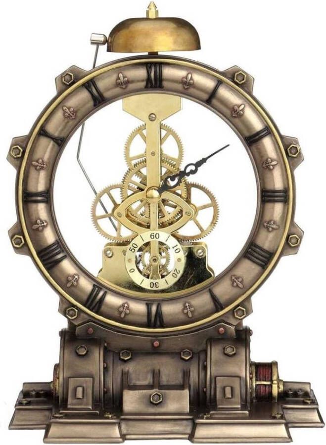 Nemesis Now Steampunk Time Machine Tafelklok Gebronsd 22cm x 16cm x 10cm