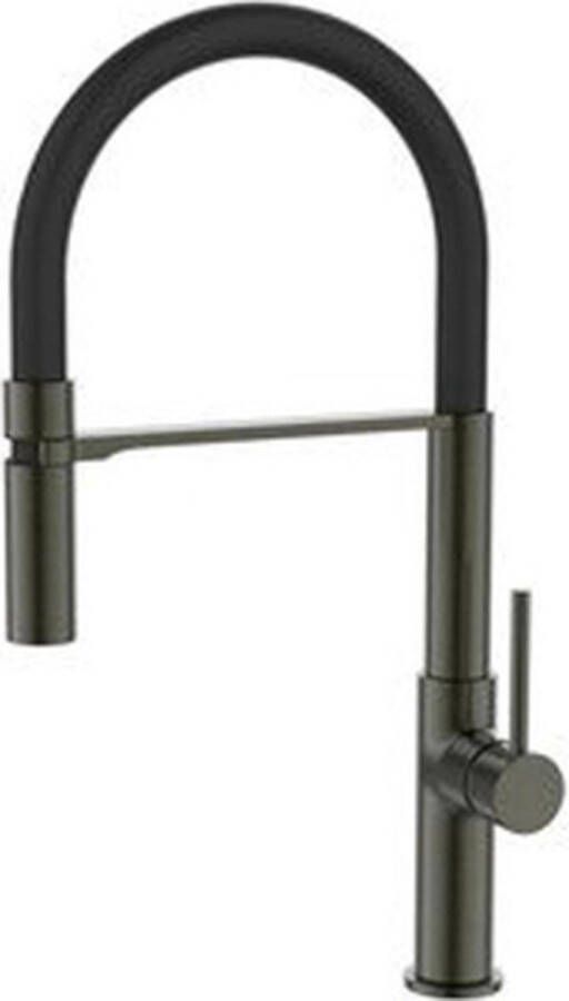 Van Marcke Go Keukenmengkraan Cocoon Met Mobiele Rubber Bek Gunmetal
